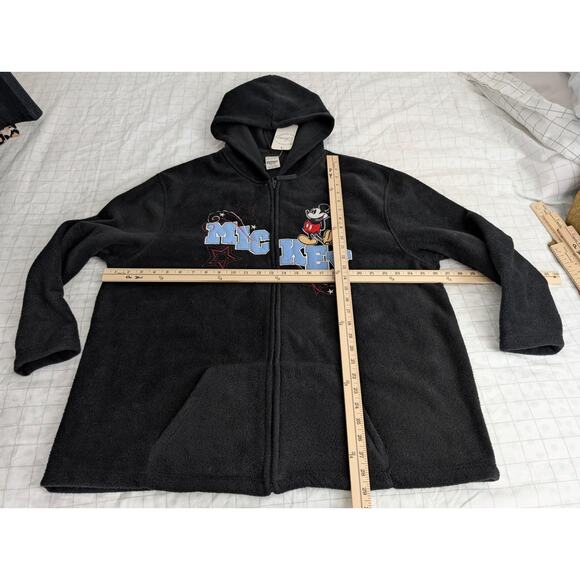 vintage disney mickey nwt plus size hooded zip up fleece - Picture 8 of 13